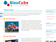 Tablet Screenshot of bleucube.com